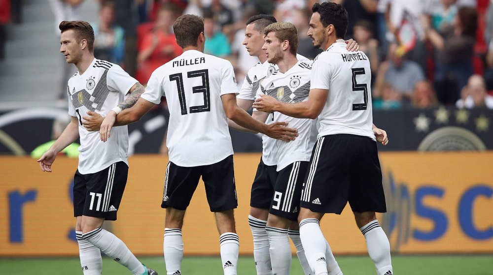 ألمانيا سجلت هدفين في الشوط الأول