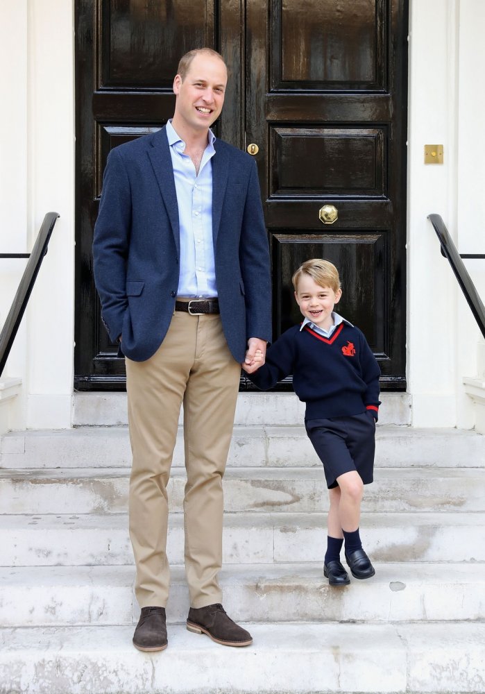الأمير وليام يتحدث عن اليوم الدراسي الأول لـ الأمير جورج