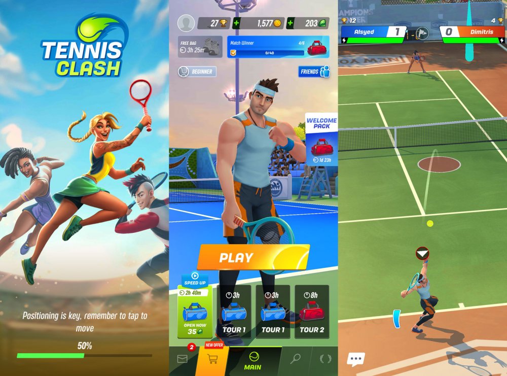 لعبة Tennis Clash