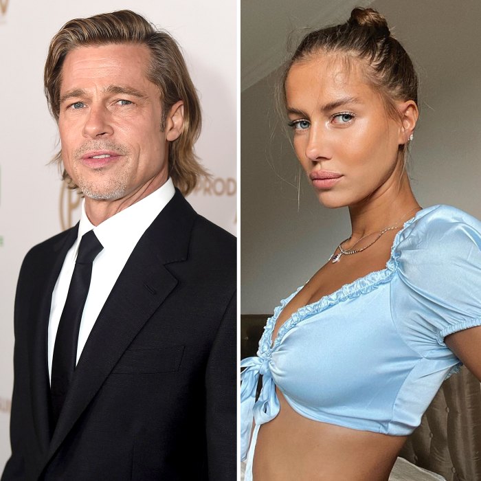 أصدقاء براد بيت Brad Pitt مستاؤون من علاقته بعارضة الأزياء الألمانية نيكول بوتورالسكي