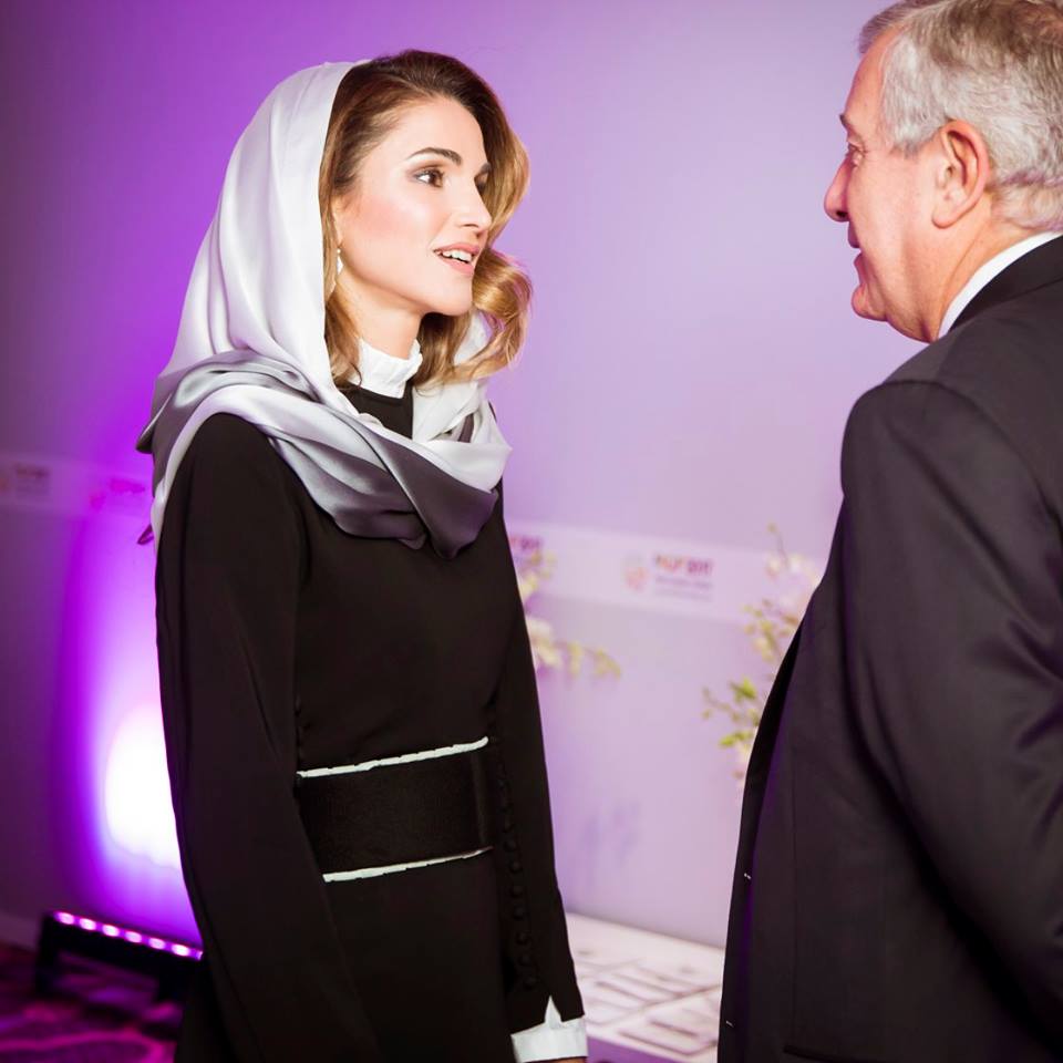 الملكة رانيا تدعو لإيجاد تكنولوجيا لها قلب