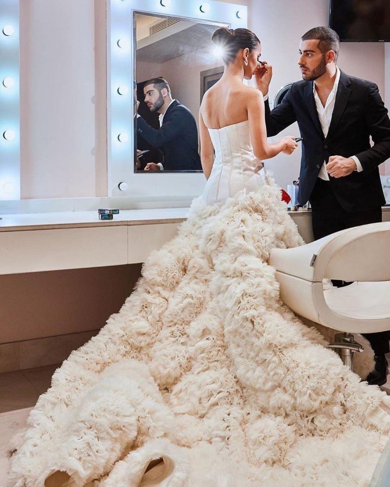 مدونة الموضة رانيا فواز في يوم زفافها