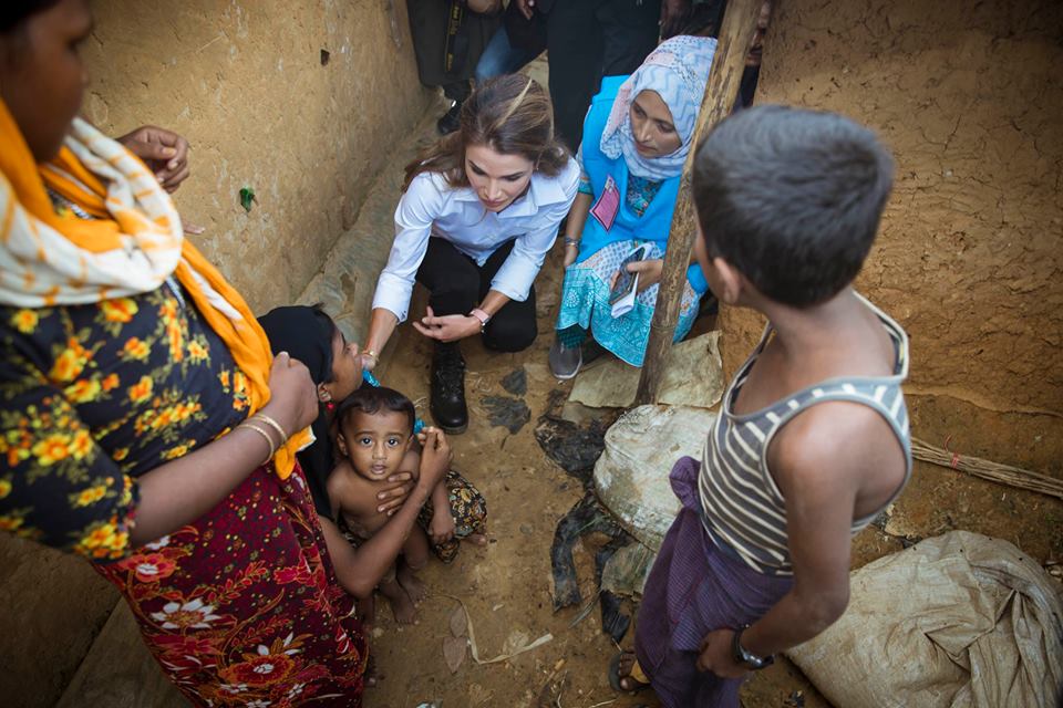 الملكة رانيا طالبت المجتمع الدولي بالاستجابة بشكل فعال وسريع للعنف والتصعيد المروع