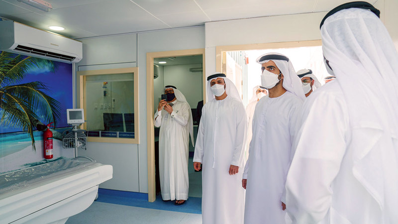  افتتاح مستشفى محمد بن زايد الميداني لمصابي كوفيد-19