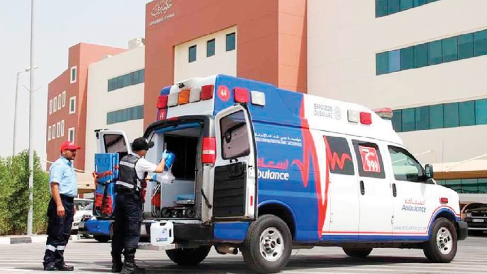 حالات أمراض الجهاز التنفسي الأكثر طلبا لإسعاف دبي