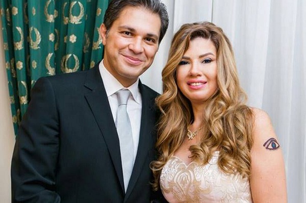 رانيا شوقي مع زوجها