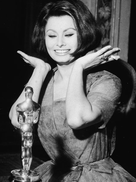 صوفيا لورين في الأوسكار عام 1962