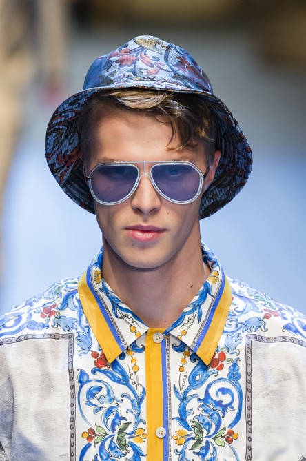 قبعة منقّشة من Dolce&Gabbana
