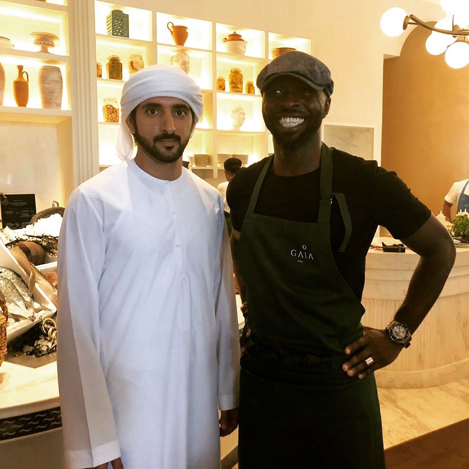 يحرص صاحب السمو الشيخ حمدان بن محمد بن راشد آل مكتوم، ولي عهد دبي رئيس المجلس التنفيذي على زيارة مطعم Gaia.