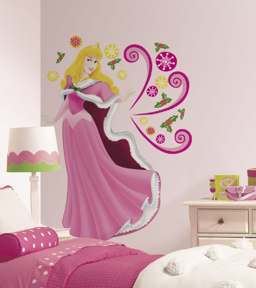 ديكور غرفة نوم بنات بشخصية الأميرة النائمة