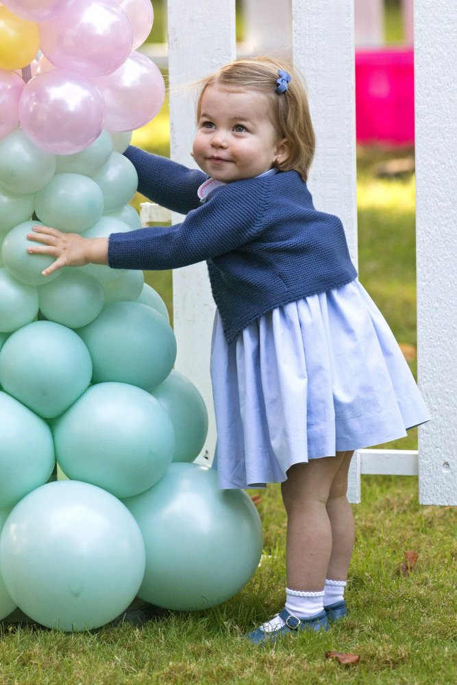 الأميرة شارلوت في حفل أطفال للعائلات العسكرية في كولومبيا البريطانية 2016