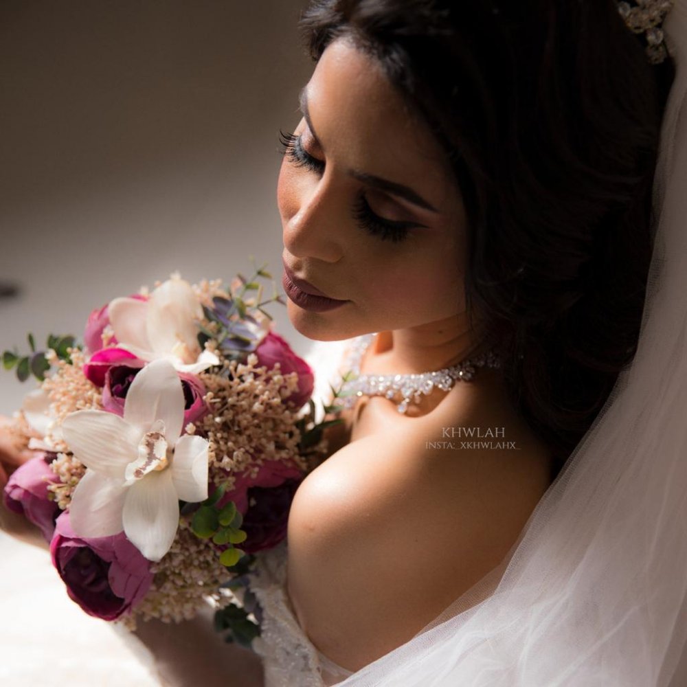 من لقطات العروس من المصورة خوله الهوشان