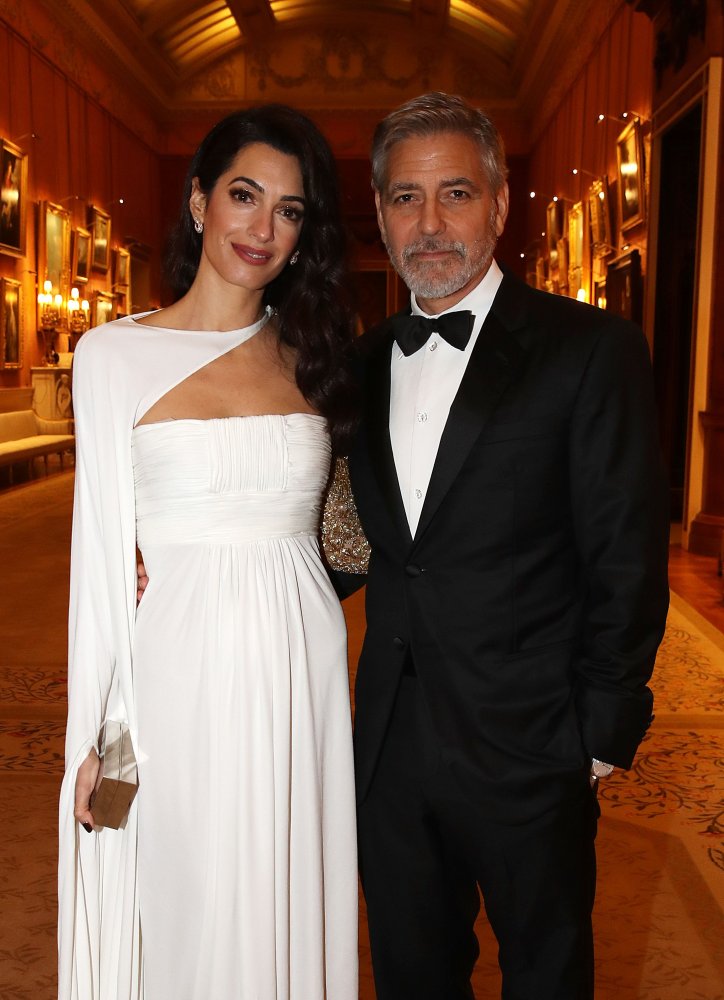 جورج كلوني George Clooney وأمل علم الدين كلوني Amal Alamuddin Clooney