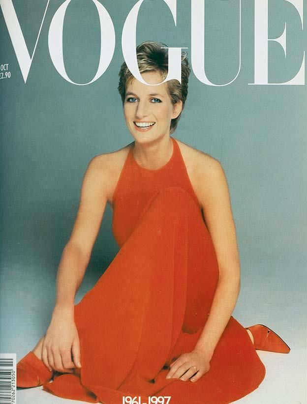 الأميرة ديانا على غلاف مجلة " Vogue "