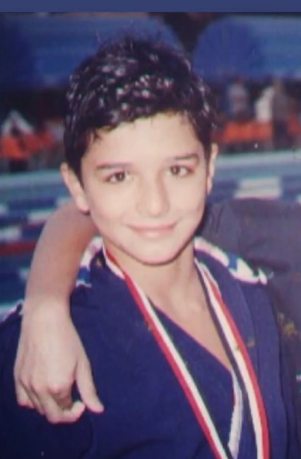  أحمد حاتم في طفولته