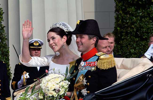 حفل زفاف الأمير فريدريك ولي عهد الدنمارك Crown Prince Frederik والأميرة ماري Crown Princess Mary of Denmark