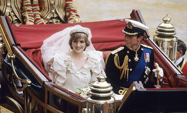 حفل زفاف الأمير تشارلز Prince Charles والأميرة ديانا Princess Diana