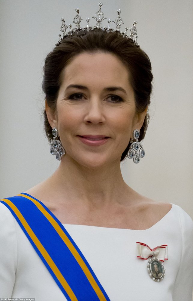 تاج الزفاف Princess Mary of Denmark's Wedding Tiara