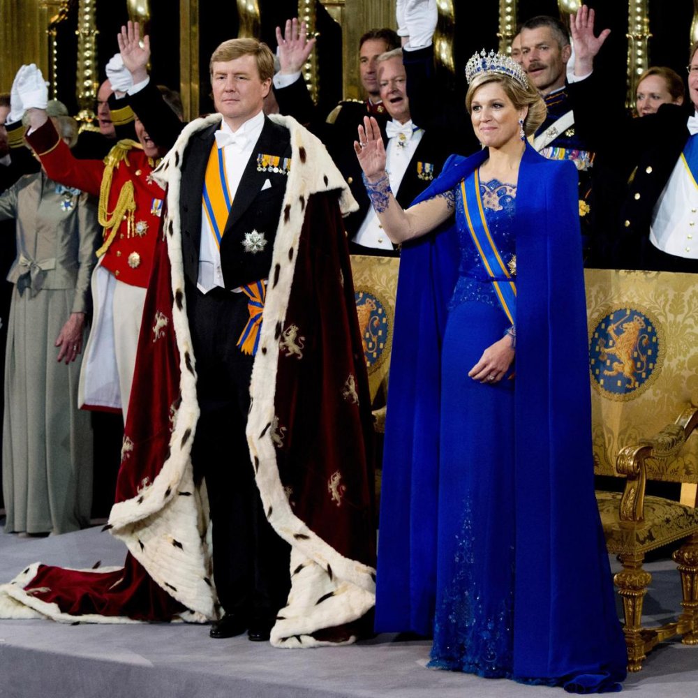 ملك هولندا ويليام ألكسندر وزوجته الملكة ماكسيما