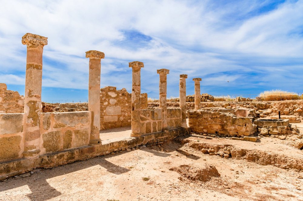 السياحة في قبرص حديقة بافوس الأثرية Paphos Archaeological Park