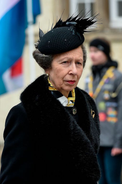 الأميرة آن مثلت العائلة البريطانية في الجنازة
