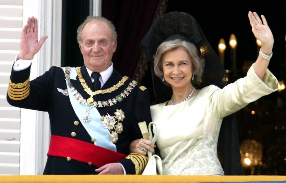 الملك خوان كارلوس وزوجته الملكة صوفيا