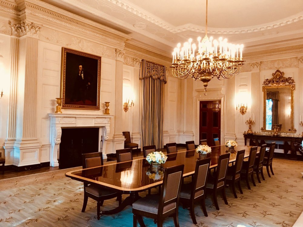  صالة الطعام في البيت الأبيض غير مفتوحة للزوار