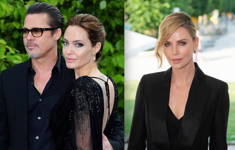 أنجيلينا جولي (Angelina Jolie) تعتقد أن تشارليز ثيرون (Charlize Theron) تواعد براد بيت