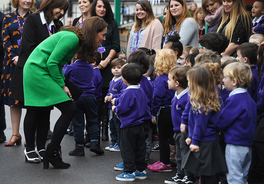 قامت كيت ميدلتون (Kate Middleton) دوقة كمبريدج بتسليط الضوء على أسبوع الصحة النفسية للأطفال