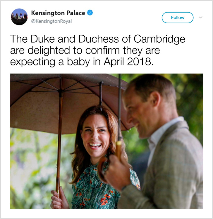 القصر الملكي هو المسؤول عن الإعلان عن موعد الولادة 