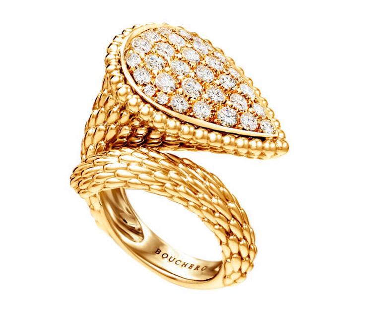  خاتم Serpent Bohème من بوشرون Boucheron من الذهب الأصفر والماس