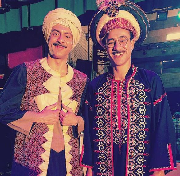 محمد فراج وأحمد داود في كواليس مسلسل "أهو دة اللي صار" 