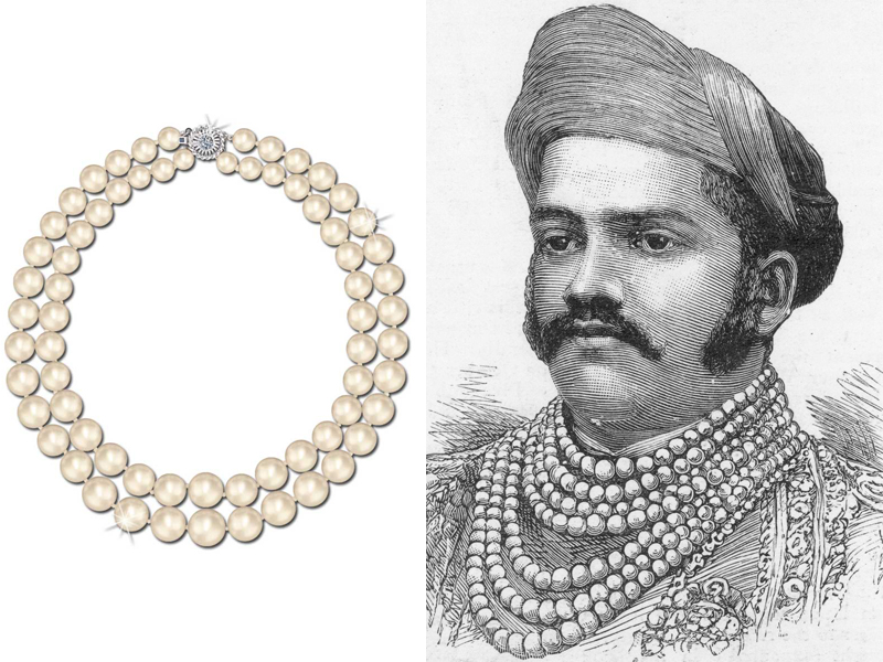 عقدSeven Strand Necklace Maharaja of Baroda