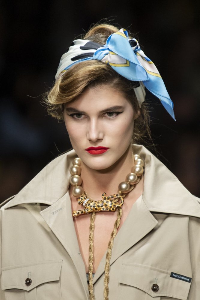اكسسوارات شعر الفولار الملون 2020 م Dolce&Gabbana