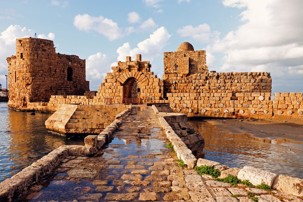  قلعة صيدا Sidon Sea Castle، لبنان بواسطة Gervyn Louis
