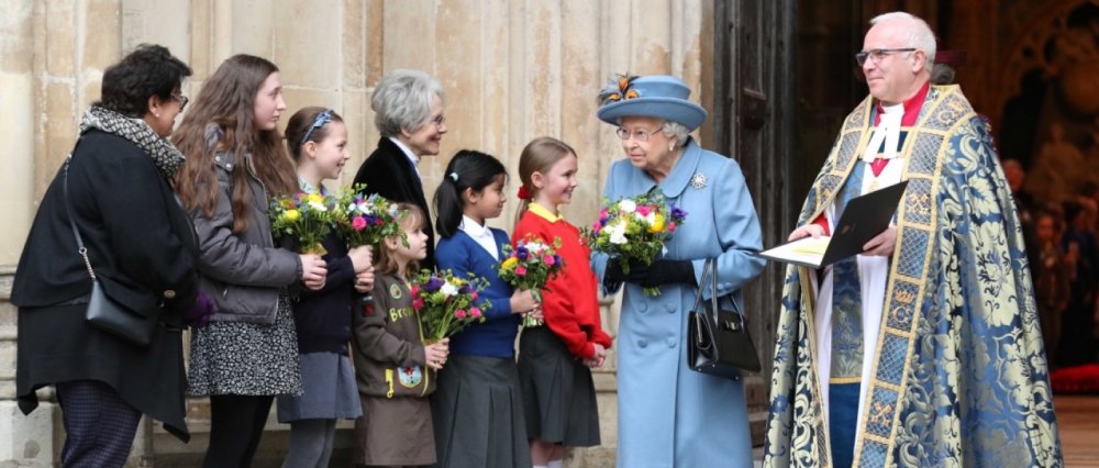 الملكة إليزابيث الثانية في احتفال يوم الكومنولث العام الماضي