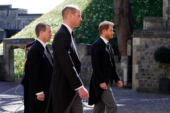 الأمير هاري عاد لحضور جنازة جده الأمير فيليب