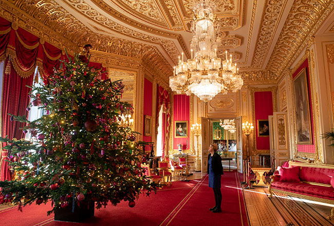 شجرة أعياد الميلاد في قصر كنسينغتون