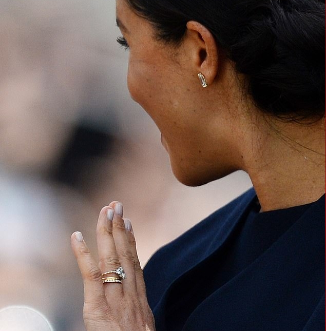ميغان ماركل ترتدي خاتم الأبدية المرصع بالألماس