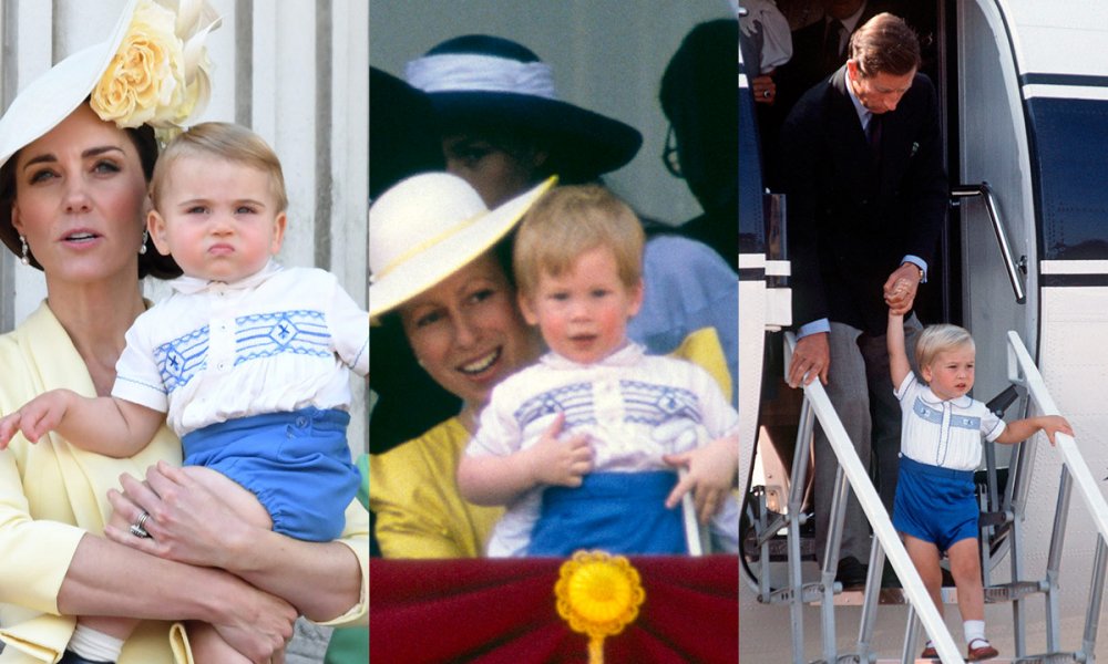 الأمير لويس يظهر بنفس الإطلالة التي ظهر بها والده وعمه منذ ثلاثين عاما