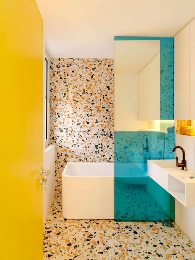 ديكورات حمام 2020 بجمال الألوان العصرية