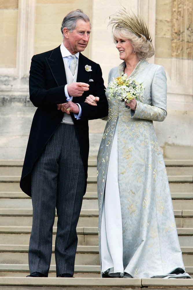 الأمير تشارلز وكاميلا في حفل زفافهما