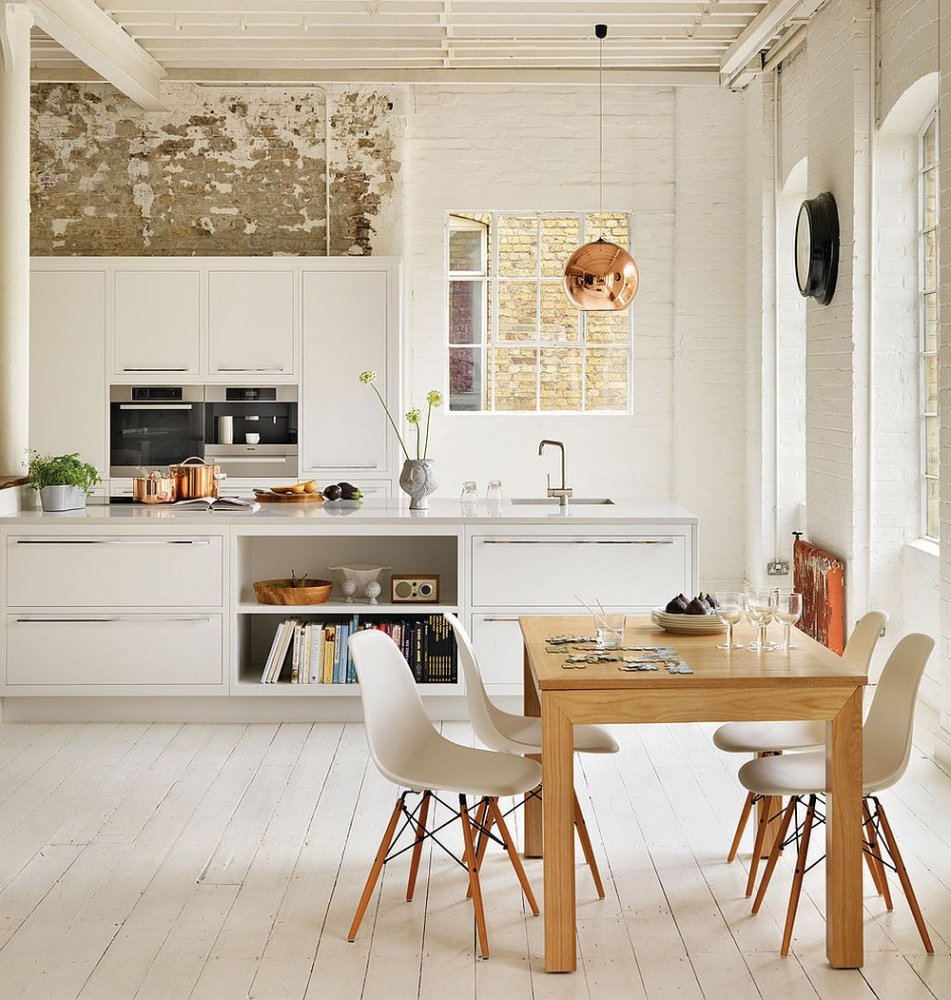 تصاميم خزائن مطبخ بسيطة وأثاث ناعم لديكور مطبح اسكندنافي