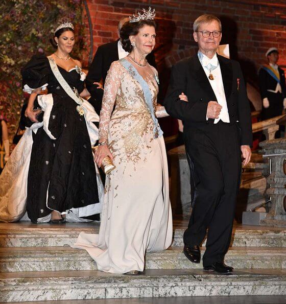 العائلة المالكة السويدية في حفل جوائز نوبل لعام 2019