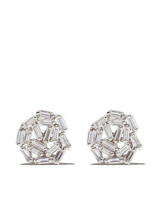  موديلات أقراط الماس diamond studs الإطلالات اليومية من Suzanne Kalan