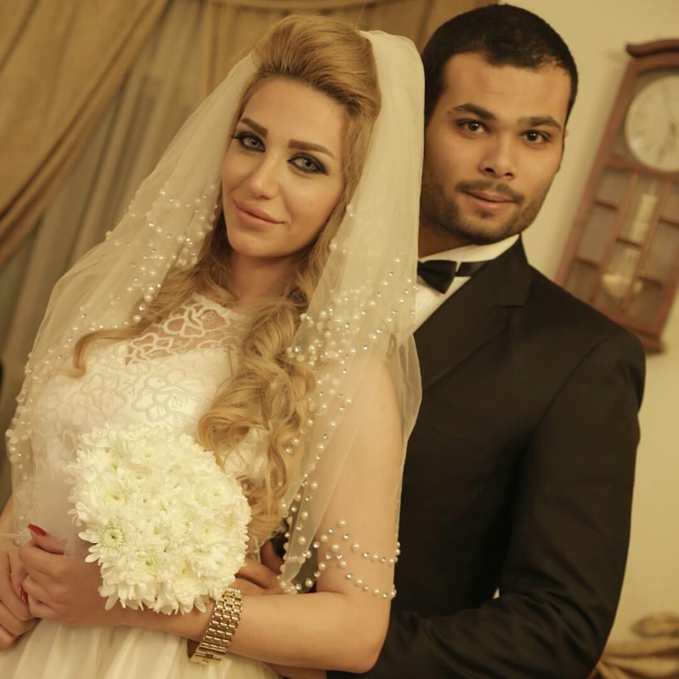  سارة نخلة مع زوجها قبل الطلاق