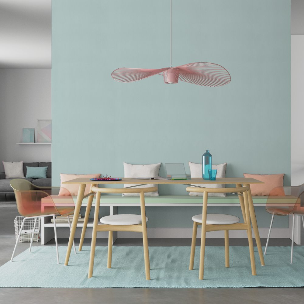 تصاميم عصرية بألوان الباستيل لديكور غرفة طعام مودرن