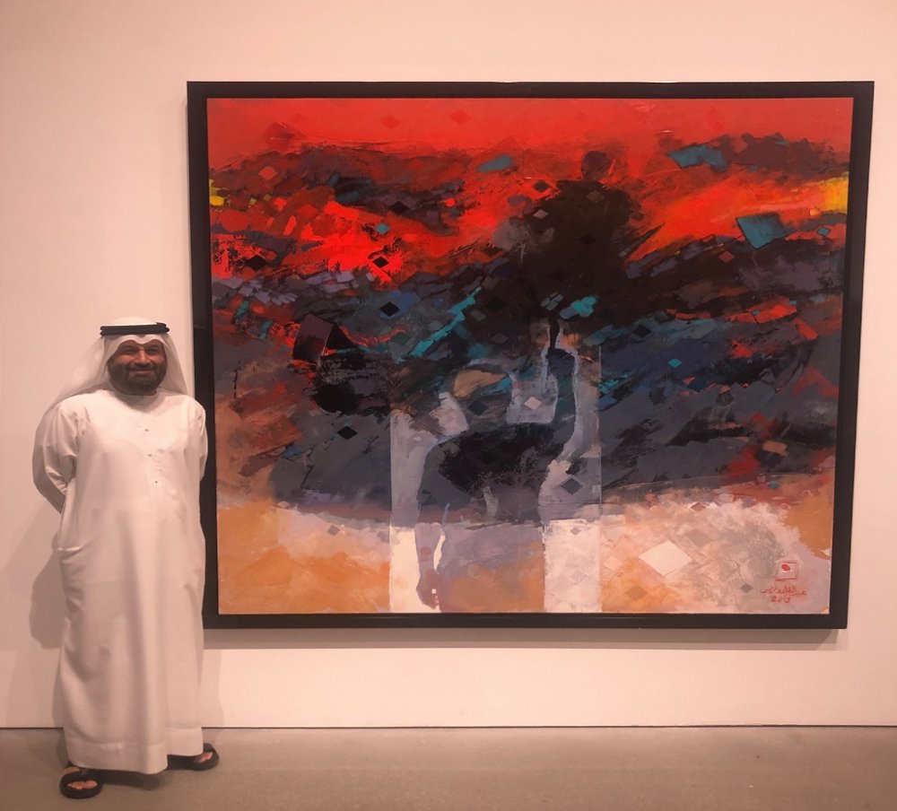 الفنان التشكيلي الإماراتي عبدالقادر الريس