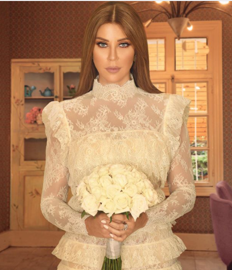 نعومة تفاصيل فستان زفاف كارلا حداد