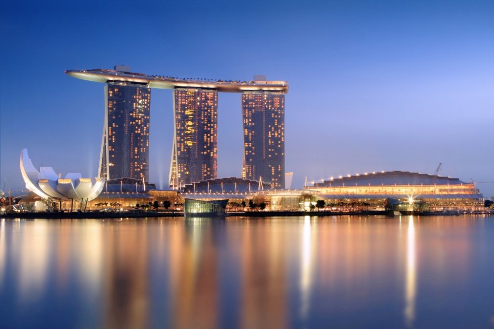 افضل الاماكن لقضاء شهر العسل في سنغافورة 2020 -مارينا باي ساندز